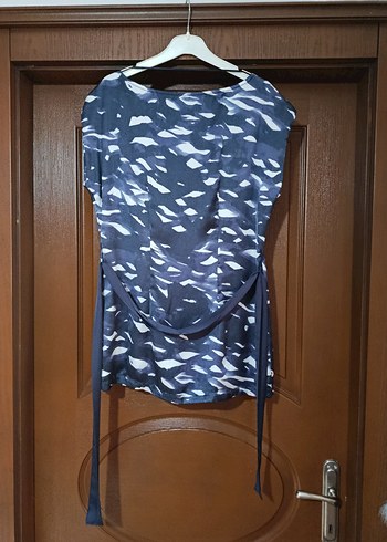 Lacivert Batik Desenli bluz - Görsel 6