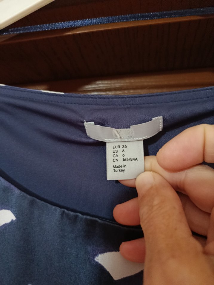 Lacivert Batik Desenli bluz - Görsel 4