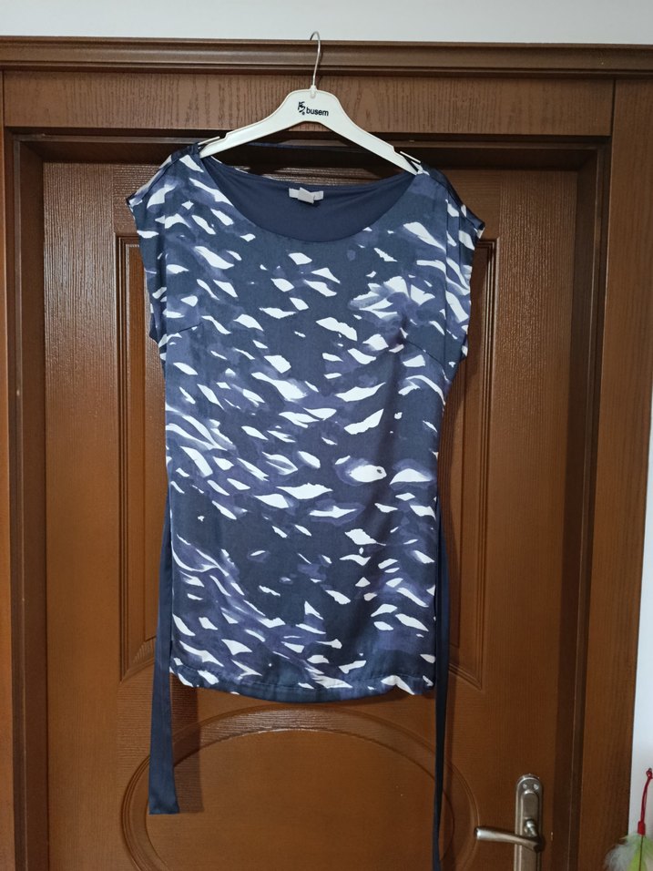 Lacivert Batik Desenli bluz - Görsel 2