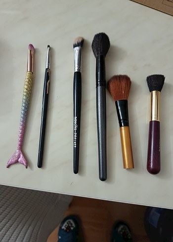 Çok Renkli Makyaj Fırçası Seti - Görsel 2