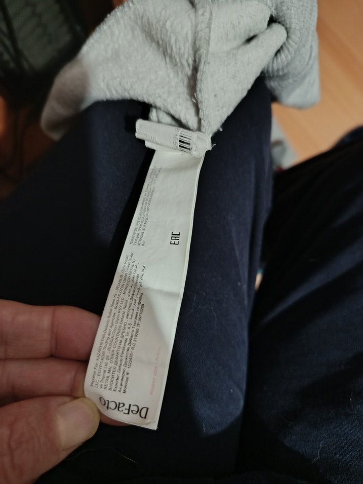 Gri Baskılı Kapüşonlu Erkek Sweatshirt - Görsel 5