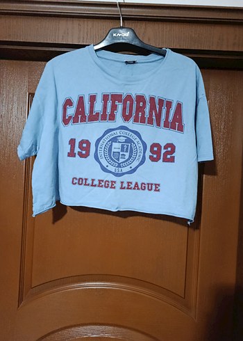 Mavi Baskılı Kız Tişörtü - Görsel 3