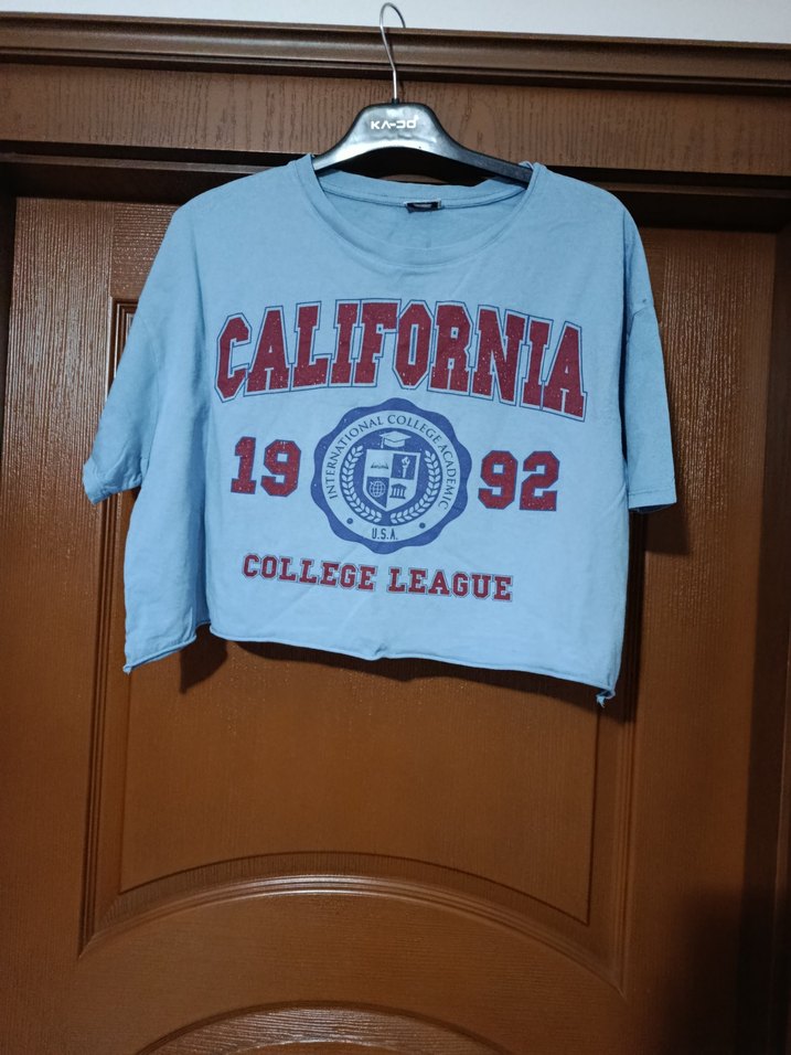 Mavi Baskılı Kız Tişörtü - Görsel 2