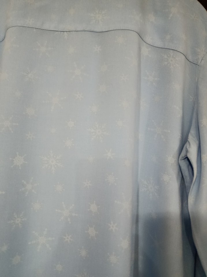 Mavi  Kadın Gömlek, Düğmeli, Salaş Kesim - Görsel 5