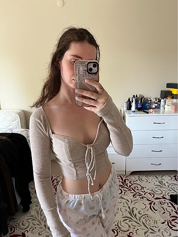 Bershka Crop Bluz