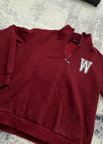 LC Waikiki Kahverengi Oversize Kadın Sweatshirt
