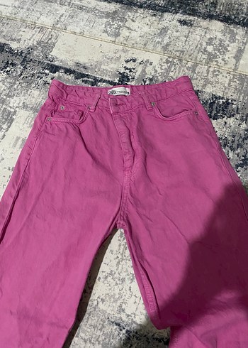 pembe wide leg jean zara