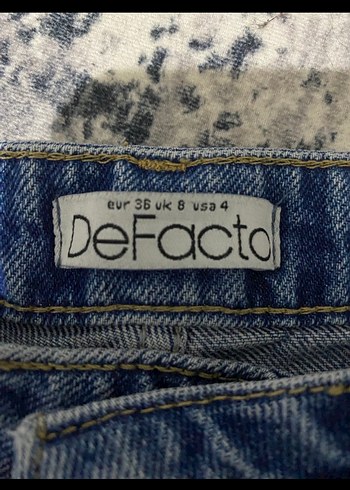 DEFACTO WİDE LEG JEAN - Görsel 4