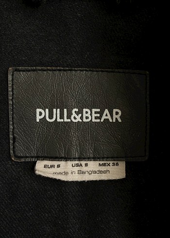 PULL BEAR OVERSİZE KOT CEKET - Görsel 2