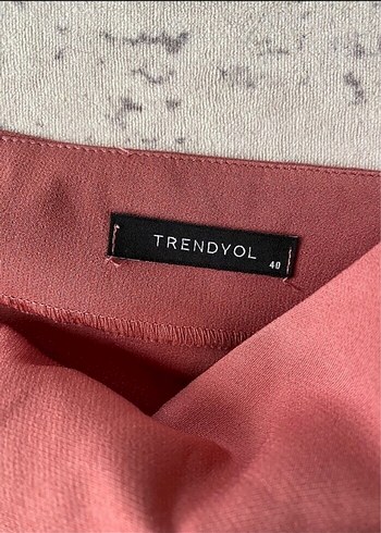 Pembe Kemerli Midi Elbise - Görsel 5