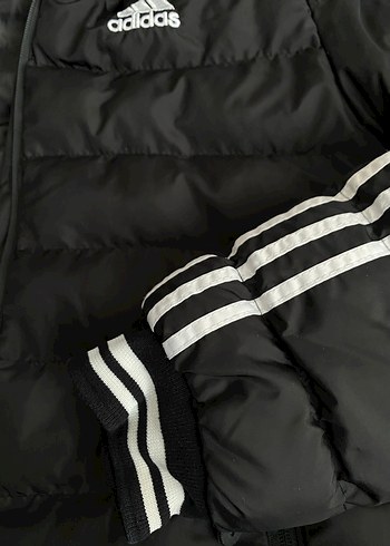 Adidas Siyah Adidas Kapüşonlu Kış Montu