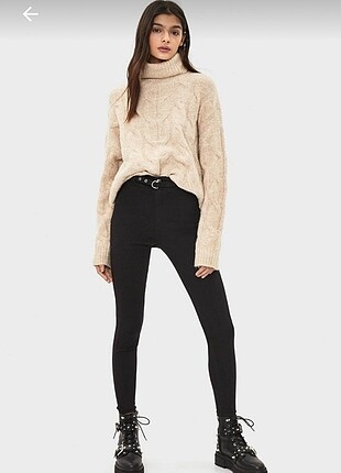 Bershka kemerli pantolon