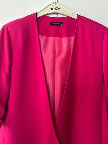 m Beden Fuşya blazer