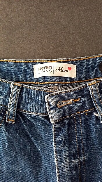 40 Beden mavi Renk kot pantalon