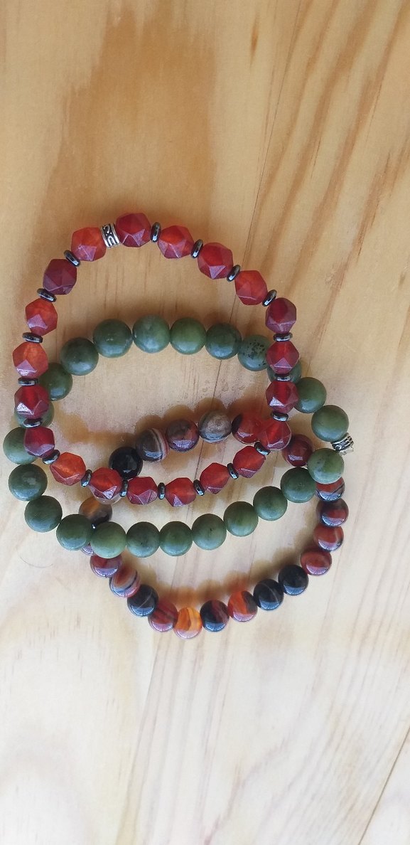 orjinal taş bileklik - Görsel 5