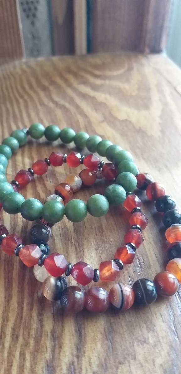 orjinal taş bileklik - Görsel 2