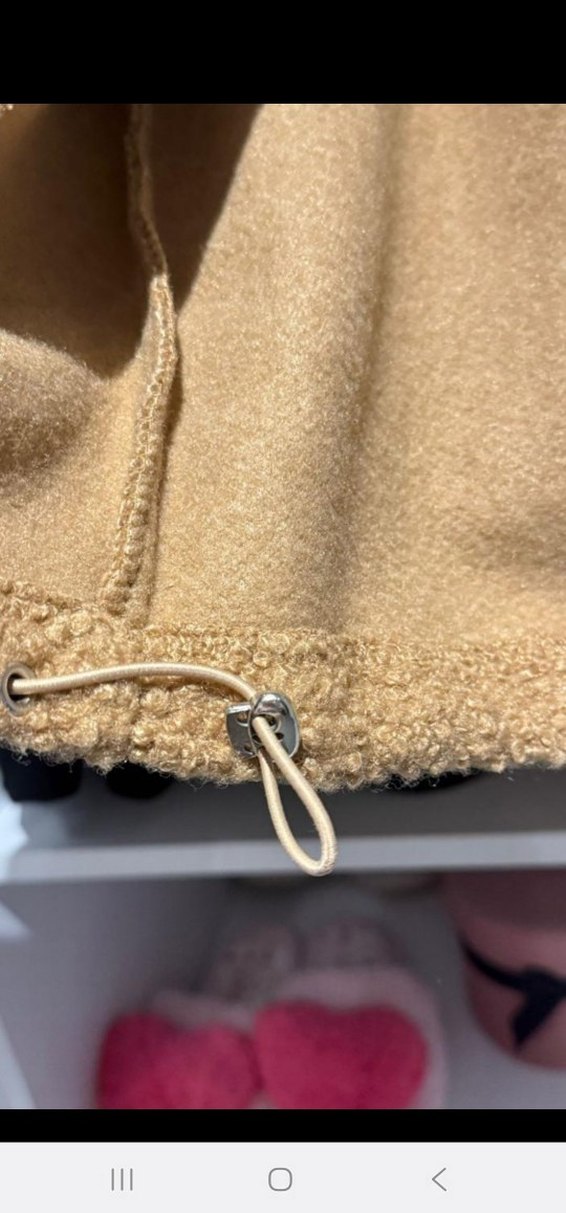 Kızlar için kahverengi kürklü yelek - Görsel 3