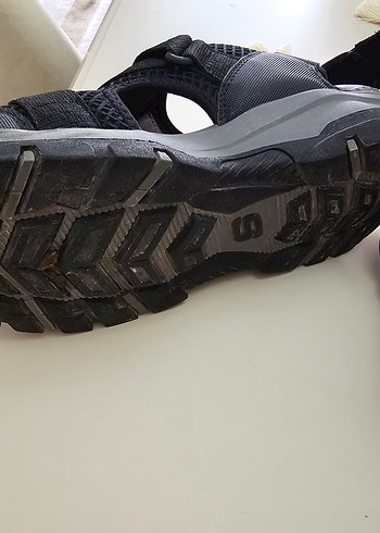Skechers Erkek Siyah Spor Sandalet Velcro Bantlı - Görsel 5