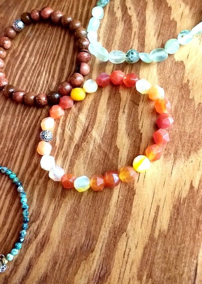 Orjinal doğal taş bileklik  - Görsel 2