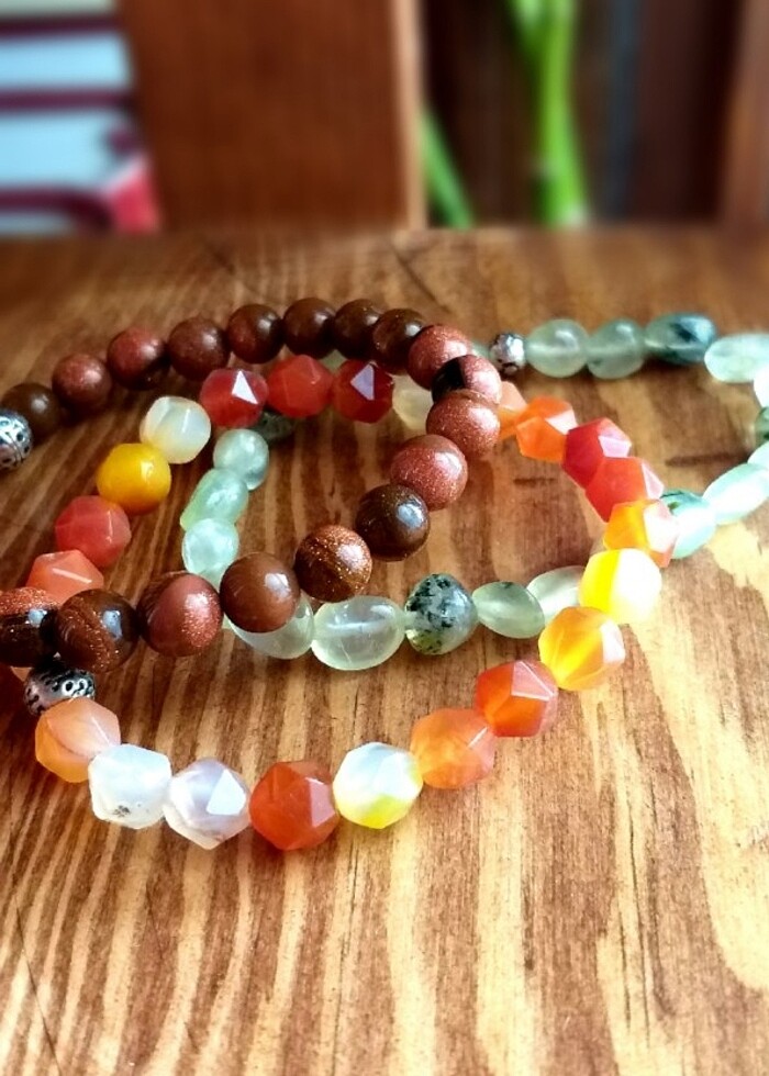 Orjinal doğal taş bileklik  - Görsel 3