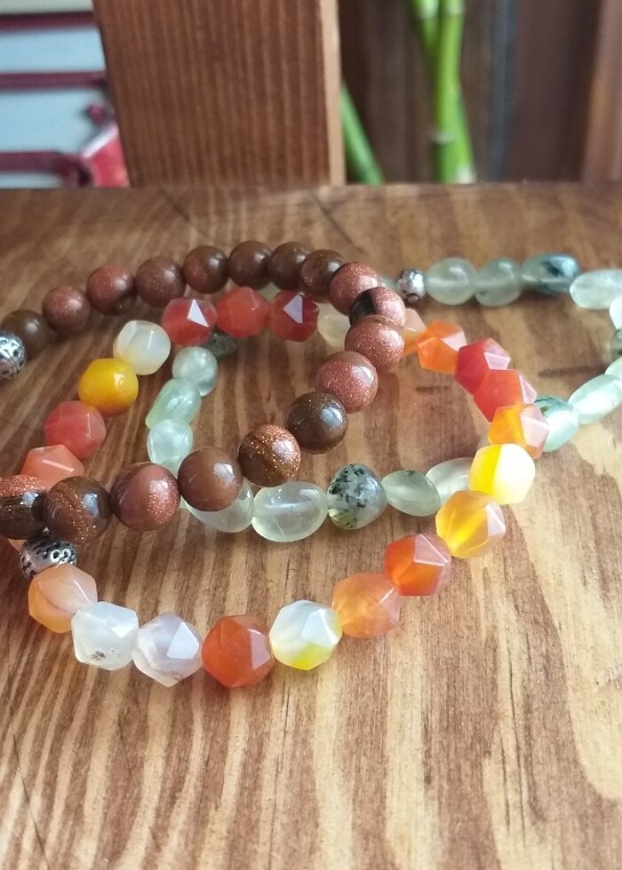 Orjinal doğal taş bileklik  - Görsel 4