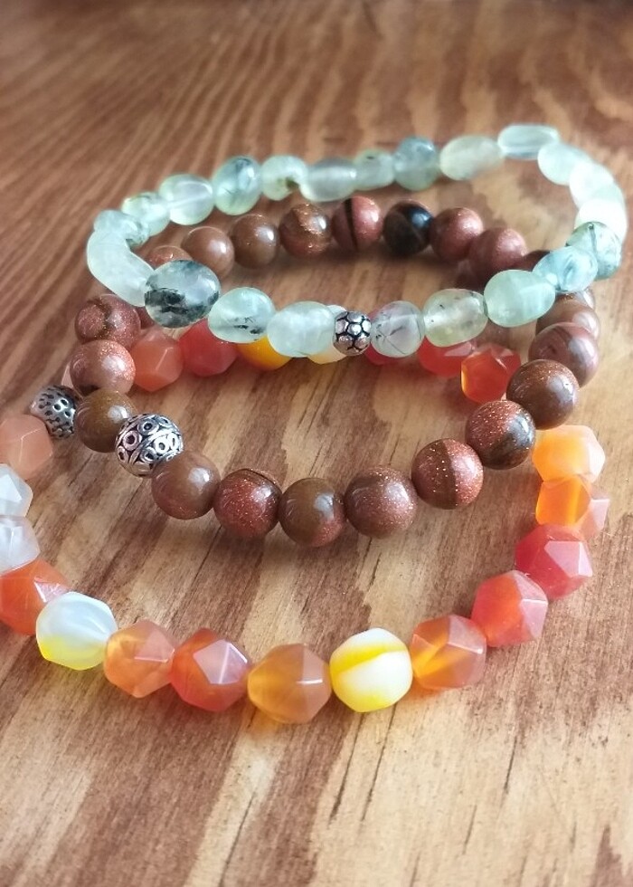 Orjinal doğal taş bileklik  - Görsel 5