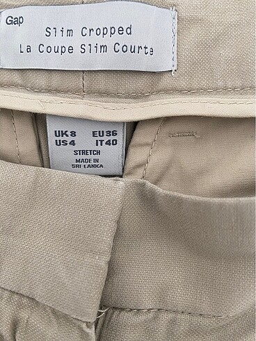 36 Beden Gap pantolon