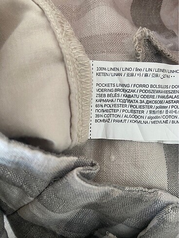 xs Beden çeşitli Renk Mango keten pantolon