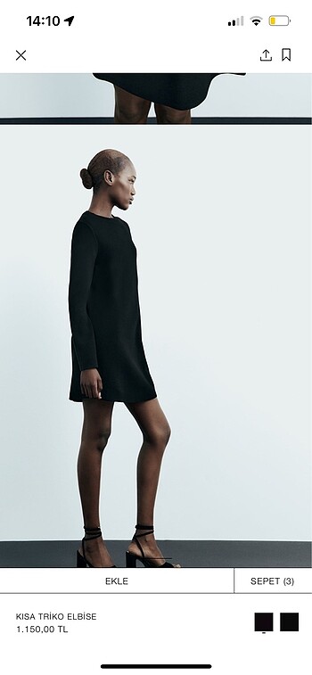 Zara Zara triko elbise
