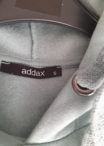 uçuk yesil Kapüşonlu Rahat Kesim Sweatshirt - Görsel 5