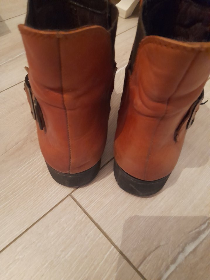 divaresse taba Deri Tokalı Kadın Bot - Görsel 3