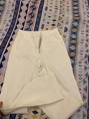 Mango Mango beyaz pantolon denim