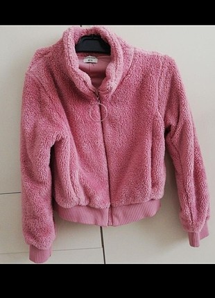 Pembe peluş kürk 