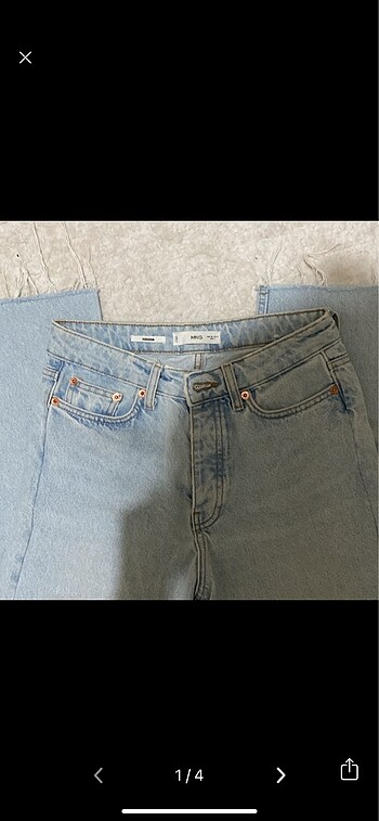 Mango straight jean