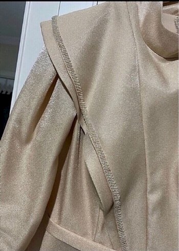 Tuğba tesettür abiye elbise - Görsel 4