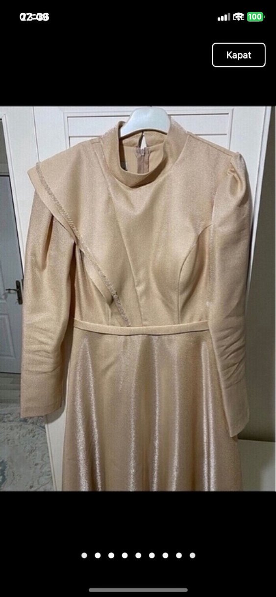 Tuğba tesettür abiye elbise - Görsel 3