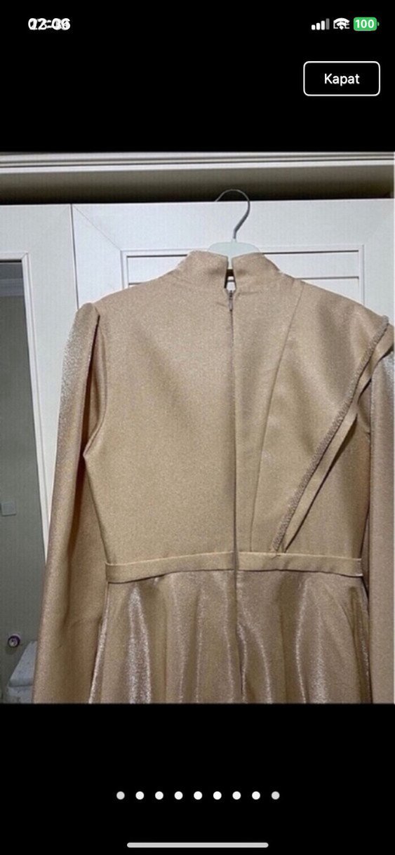 Tuğba tesettür abiye elbise - Görsel 5