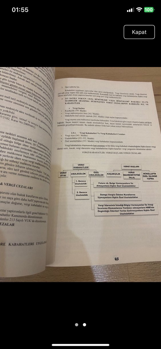 Vergileme ve Beyan Uygulamaları Ders Notu - Görsel 2