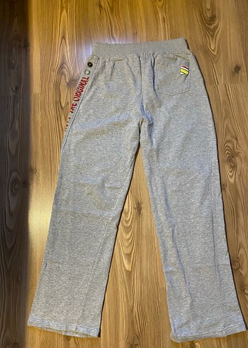 Gri Erkek Spor Eşofman Altı Bol Kesim - Görsel 3