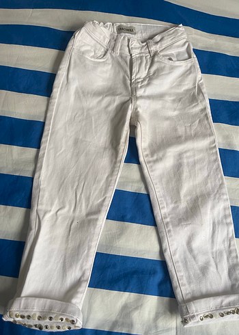 Mavi Fırfırlı Kız Çocuk Elbisesi B&G - Görsel 11