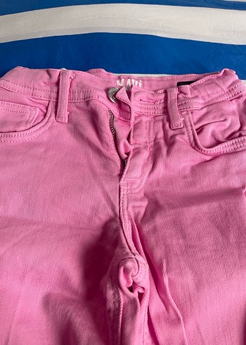 Mavi Fırfırlı Kız Çocuk Elbisesi B&G - Görsel 8