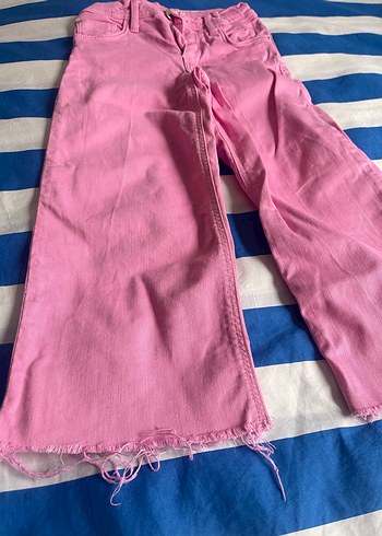 Mavi Fırfırlı Kız Çocuk Elbisesi B&G - Görsel 7