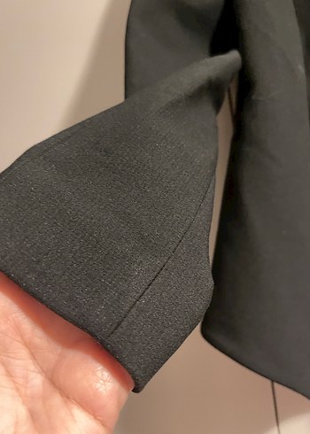 Düğmeli Siyah Kadın Blazer Ceket love my body marka - Görsel 3