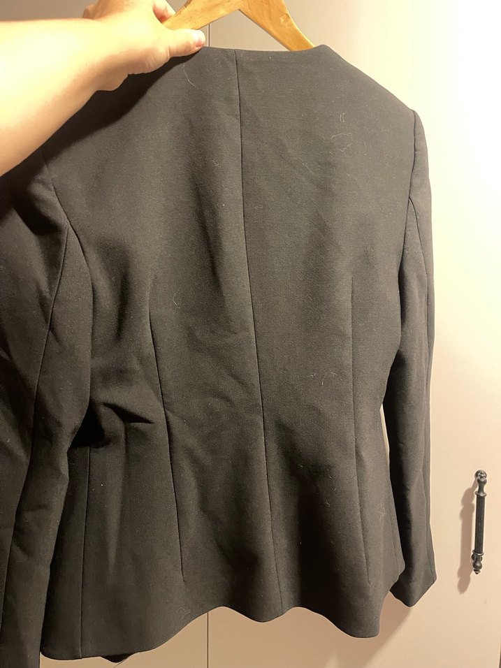 Düğmeli Siyah Kadın Blazer Ceket love my body marka - Görsel 4