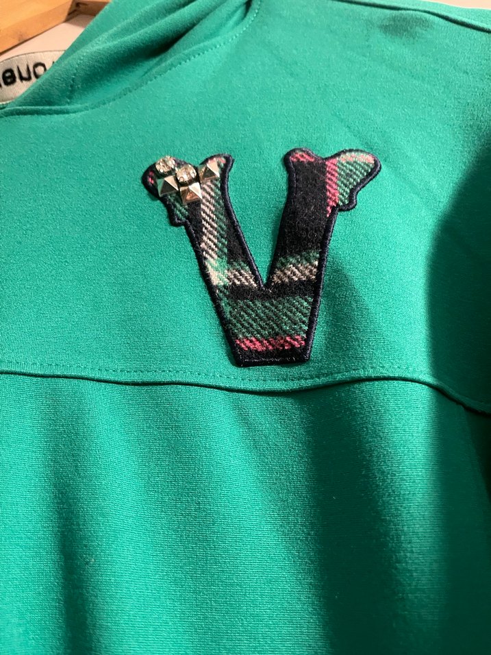 Kadın Yeşil Kapüşonlu Sweatshirt  
VENÖVE takım - Görsel 5