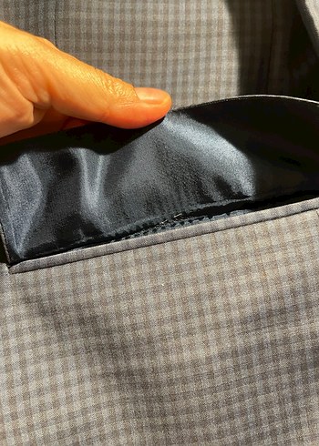 Erkek Klasik Kesim Gri Takım Elbise Ceketi - Görsel 3