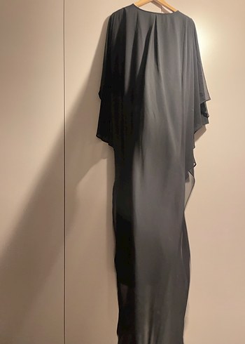 Siyah Uzun Salaş Kadın Elbise - Görsel 7