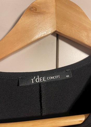 Siyah Uzun Salaş Kadın Elbise - Görsel 4