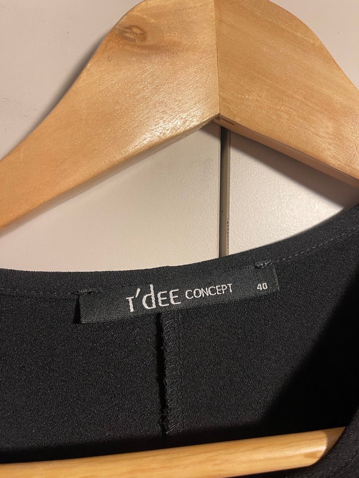 Siyah Uzun Salaş Kadın Elbise - Görsel 4