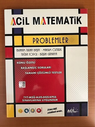 acil matematik problemler kitabı